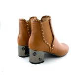  Giày Boot Da Nữ Nâu 83.3 