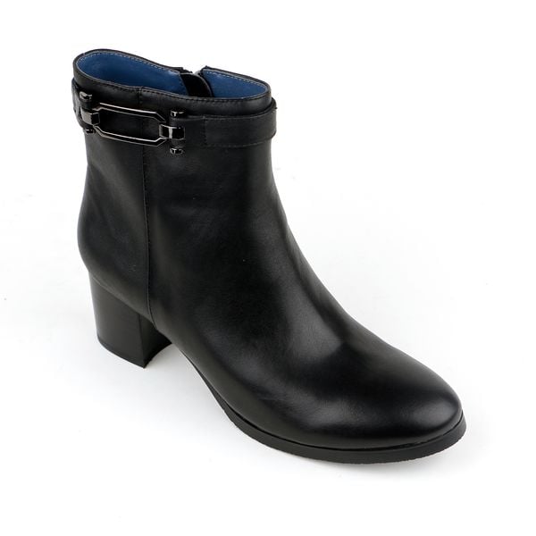  Giày Boot Da Nữ Đen 93.1 