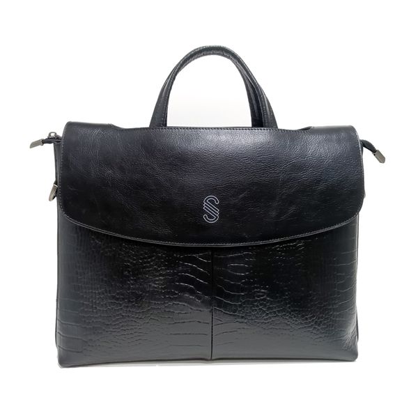  Cặp Da Laptop Nam Dập Vân Đen 26Đ.29 