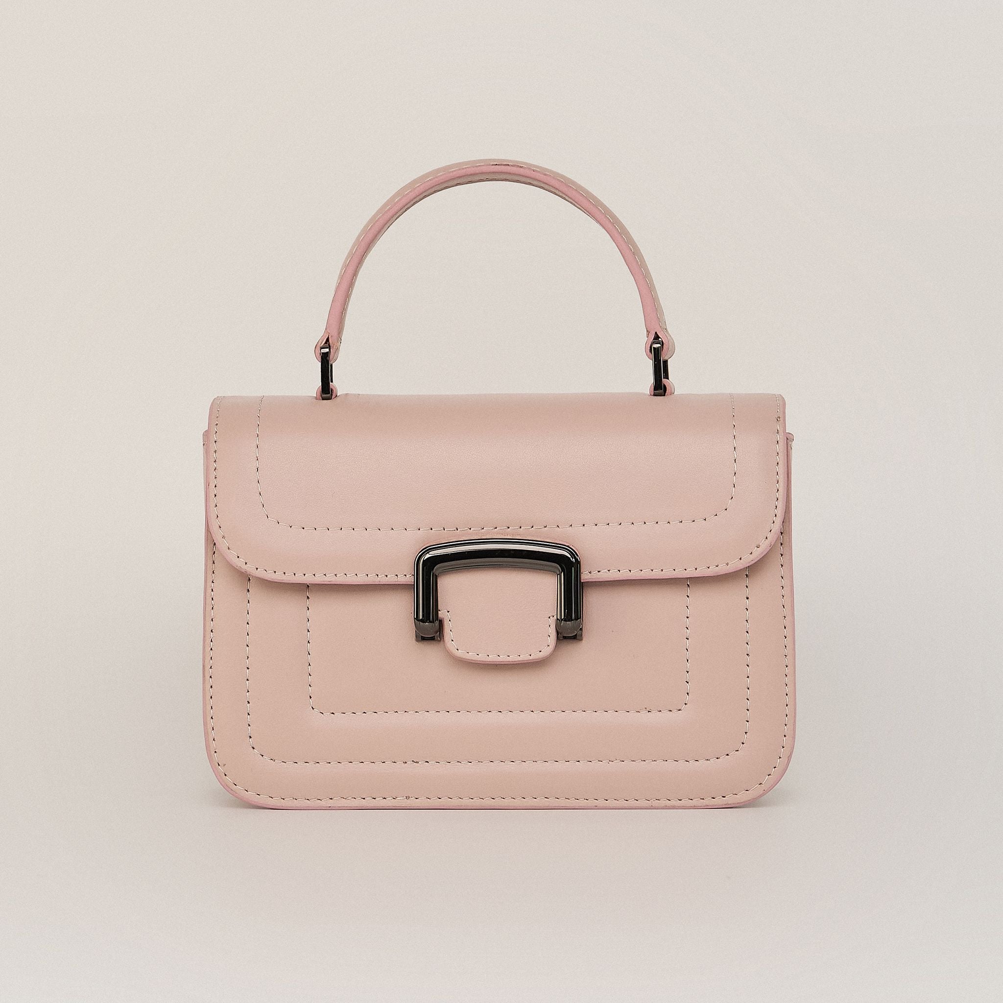  Túi Xách Nữ Da Trơn Hồng 26H.23 