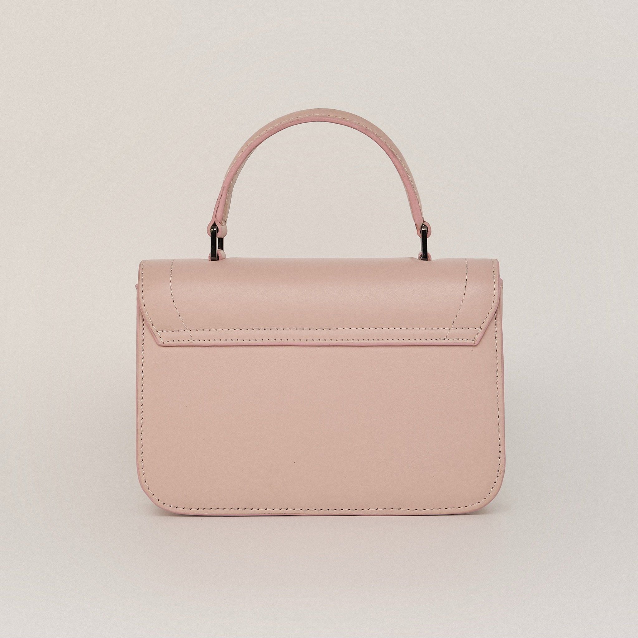  Túi Xách Nữ Da Trơn Hồng 26H.23 