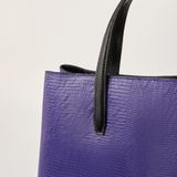  Túi Xách Nữ Da Vân Xanh Tím Than 26X.37 