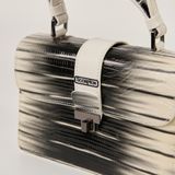  Túi Xách Nữ Da Vân Trắng Đen 26T.7 