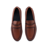  Giày Moccasin Nam Da Nâu 28A.25 