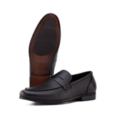  Giày Loafer Nam Đen 28A.28 