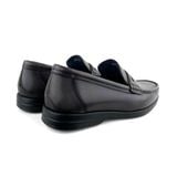  Giày Moccasin Nam Da Đen 28G.5 