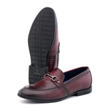  Giày Loafer Nam Đỏ Mận 28M.36 