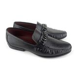  Giày Moccasin Nam Da Đen 28MĐ.16 
