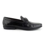  Giày Moccasin Nam Da Đen 28MĐ.16 