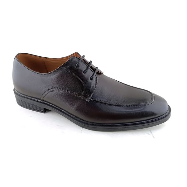  Giày Da Nam Buộc Dây Đen 28N.51.1 