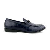  Giày Moccasin Nam Da Vân Xanh 28X.52 