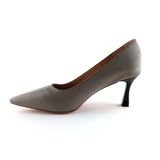  Giày Cao Gót Da Xám Be 29.18 