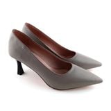  Giày Cao Gót Da Xám Be 29.18 