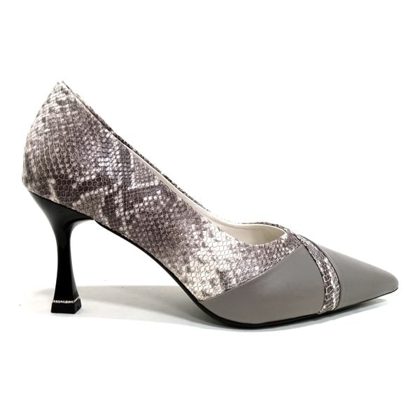  Giày Cao Gót Da Vân Ghi 83.34 