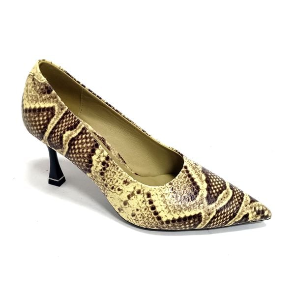  Giày Cao Gót Da Vân Vàng 83.38 