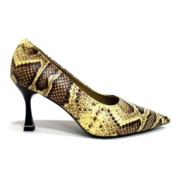  Giày Cao Gót Da Vân Vàng 83.38 