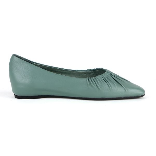  Giày Da Nữ Slip On Xanh 881.30 