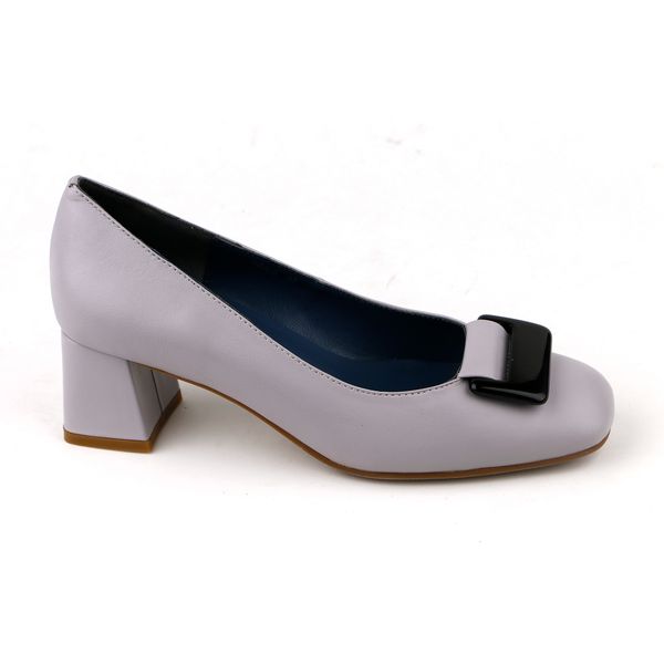  Giày Cao Gót Da Tím Nhạt 993.13 