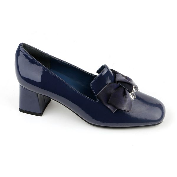  Giày Cao Gót Da Xanh Than 993.23 