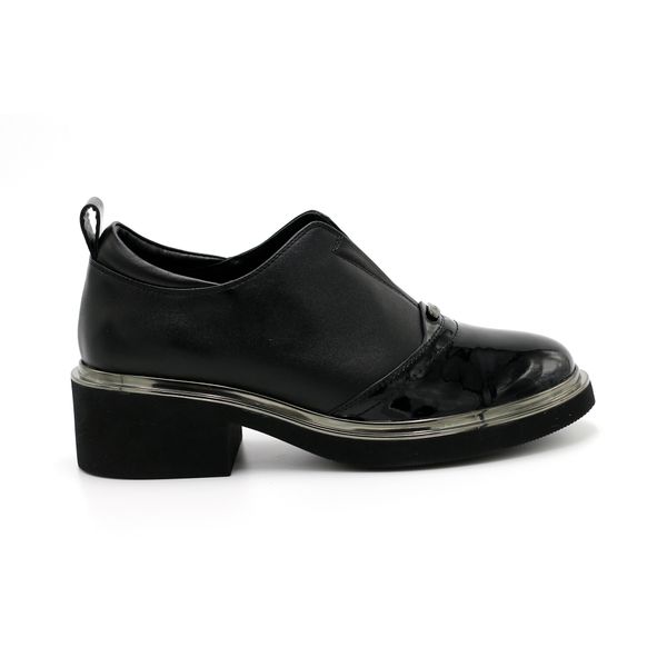  Giày Boot Da Nữ Cổ Thấp Đen 985.5 