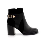  Giày Boot Da Nữ Cổ Cao Đen 985.7 