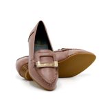  Giày Moccasin Nữ Khóa Vuông Hồng 992.6 