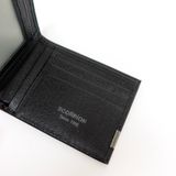  Ví Da Nam Gập Đôi Đen Sọc Xám 99.22 