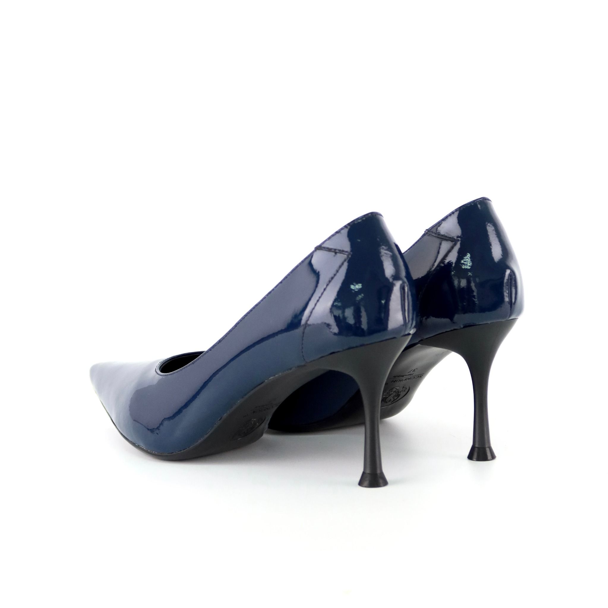  Giày Cao Gót Da Xanh Than 83.19 