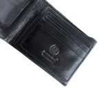  Ví Da Nam Gập Đôi Đính Logo Scorpion Đen 99A.3 