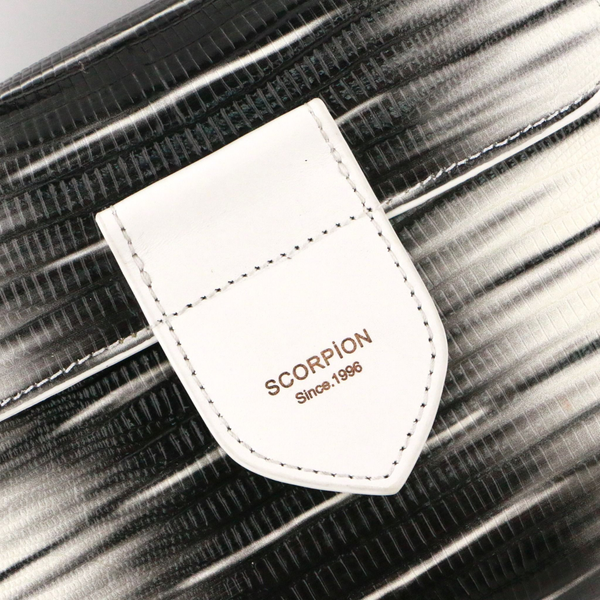  Set Túi Và Giày Da Da Vân Đen Trắng 