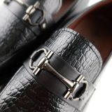  Giày Loafer Nam Đen 28MA.11 