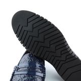  Giày Moccasin Nam Da Xanh Tím Than 28.10 
