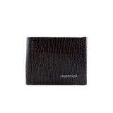  Ví Da Nam Gập Đôi Dập Vân Đen 99A.1 