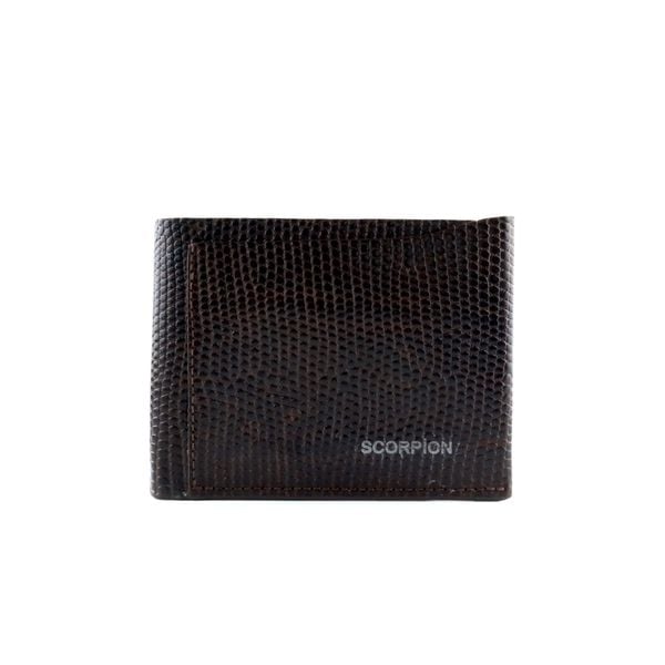  Ví Da Nam Gập Đôi Dập Vân Đen 99A.1 