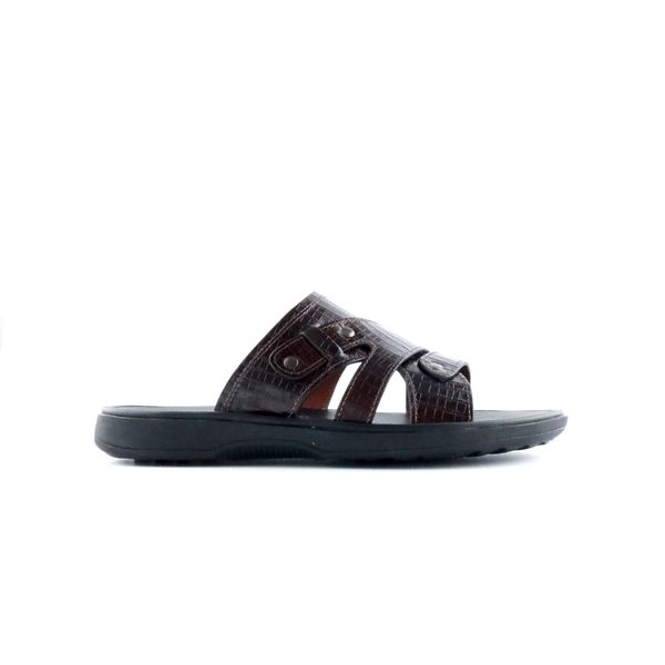  Sandal Nam Da Dập Vân Nâu 33M.7 