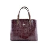  Túi Xách Nữ Da Vân Cá Sấu Tím 26T.32 