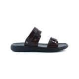  Sandal Nam Da Dập Vân Nâu 33M.9 