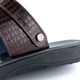 Sandal Nam Da Dập Vân Nâu 33M.9 