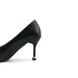  Giày Cao Gót Nữ Đen Hoạ Tiết Vân Xanh 19T.1 