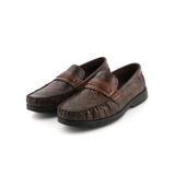  Giày Loafer Nam Vân Nâu 28MI.12 