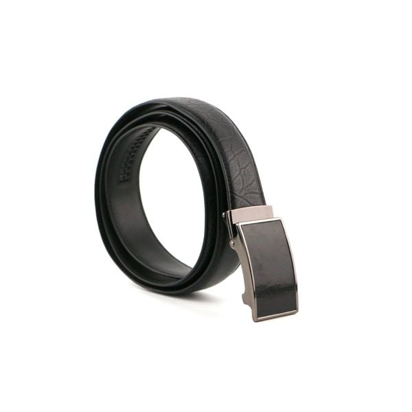 Thắt Lưng Da Nam Khóa Lăn Đen 36S.1 