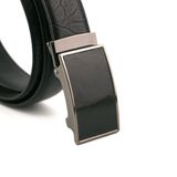  Thắt Lưng Da Nam Khóa Lăn Đen 36S.1 