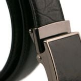  Thắt Lưng Da Nam Khóa Lăn Đen 36S.1 