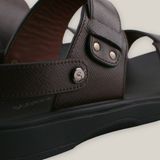  Sandal Da Nam Có Quai Nâu 335.9 