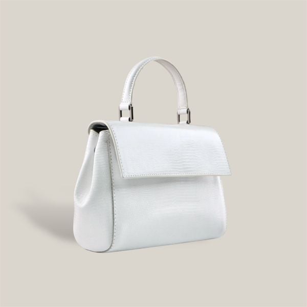  Túi Xách Nữ Da Vân Trắng 26T.52 