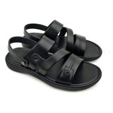  Sandal Nam Da Có Quai Đen 33.4 