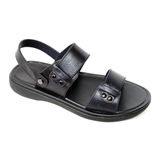  Sandal Da Nam Có Quai Đen 33Đ.15 