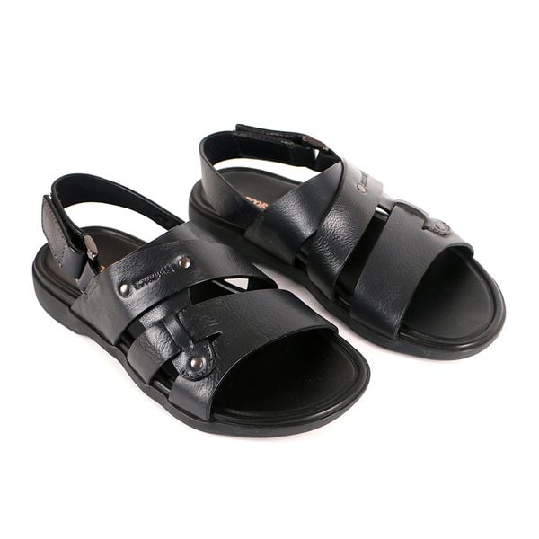  Sandal Da Nam Có Quai Xanh Navy 933.16 