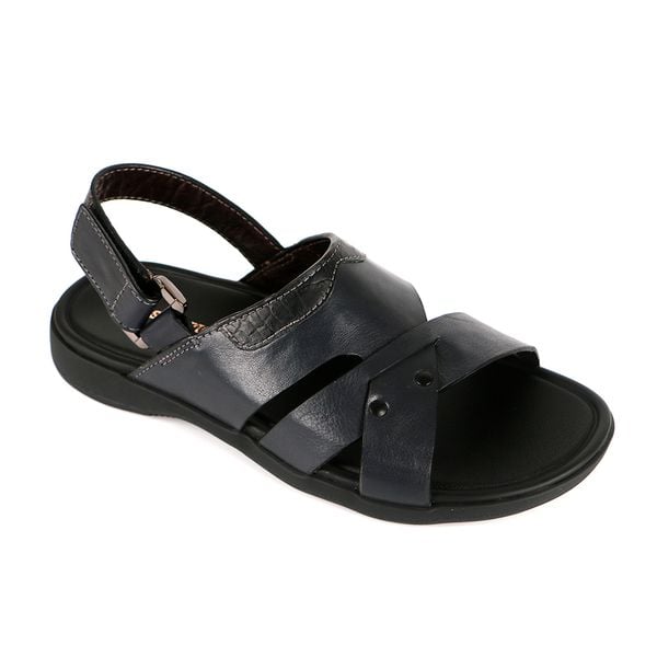  Sandal Da Nam Có Quai Xanh Navy 933.21 