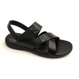  Sandal Da Nam Có Quai Đen 33.2 